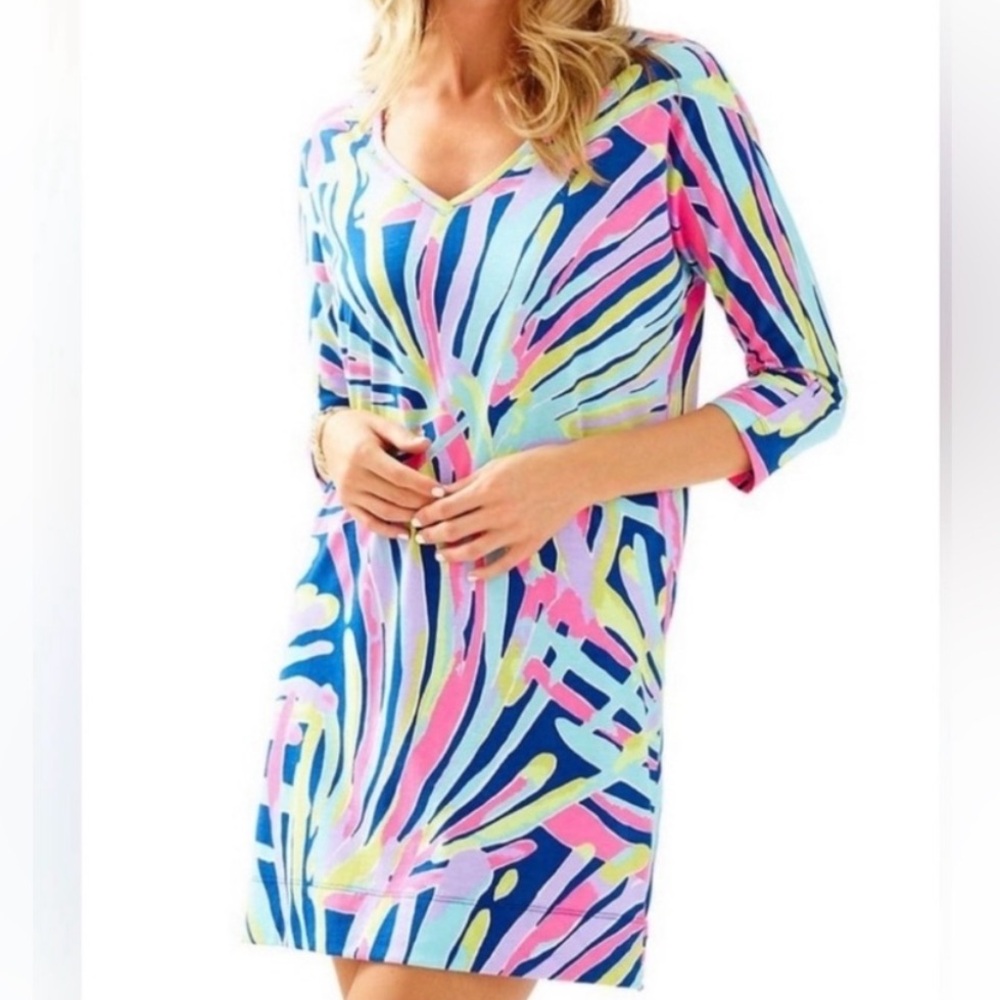 Lilly Pulitzer Cori Sea Dreamin Pima Cotton Mini Dress